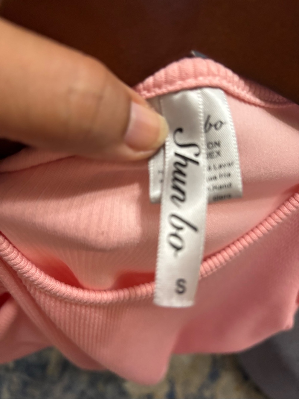 SHUN Pink Puff-Sleeve Short Sleeve Top - Picture 5 of 5
